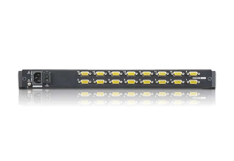Aten 19-inch 16-port Single Rail LCD KVM Switch