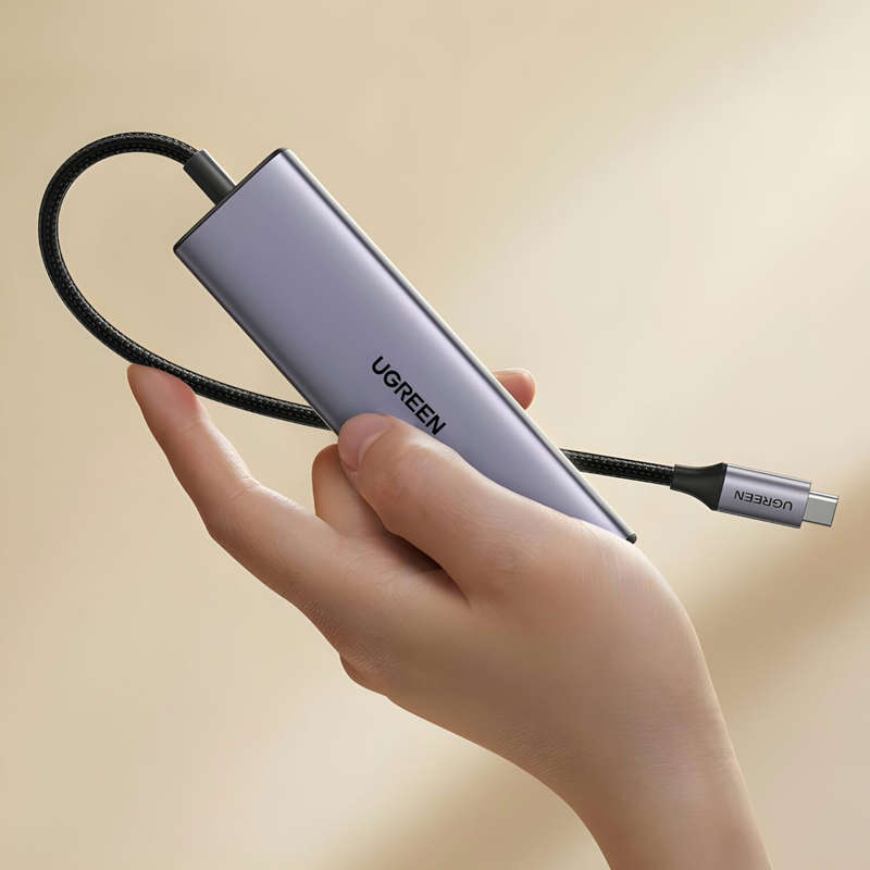 UGREEN Revodok 5-in-1 Hub | Type-C to 4K HDMI (CM511-15596) - Silver