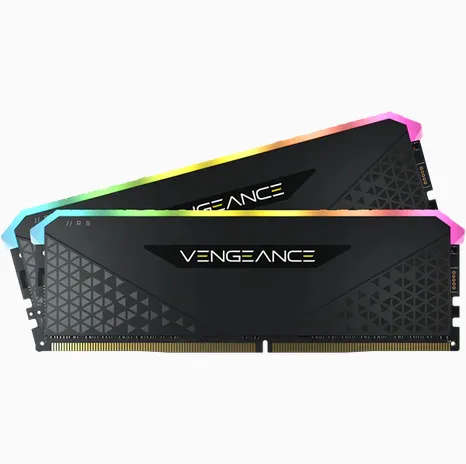 Corsair VENGEANCE RGB RS 2 x 32GB DDR4 DRAM 3600MHz C16 Memory Module Kit Black