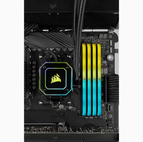 Corsair VENGEANCE RGB RS 2 x 32GB DDR4 DRAM 3600MHz C16 Memory Module Kit Black