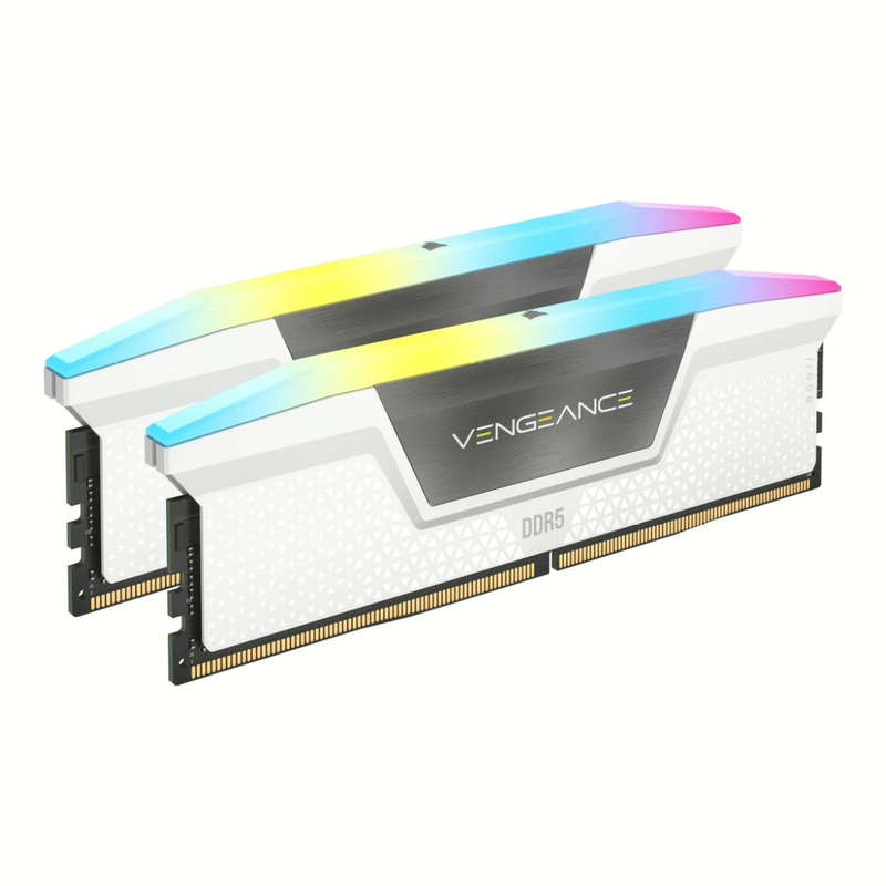 Corsair Vengeance RGB 32GB 6000MHz DDR5 U-DIMM Memory Module White