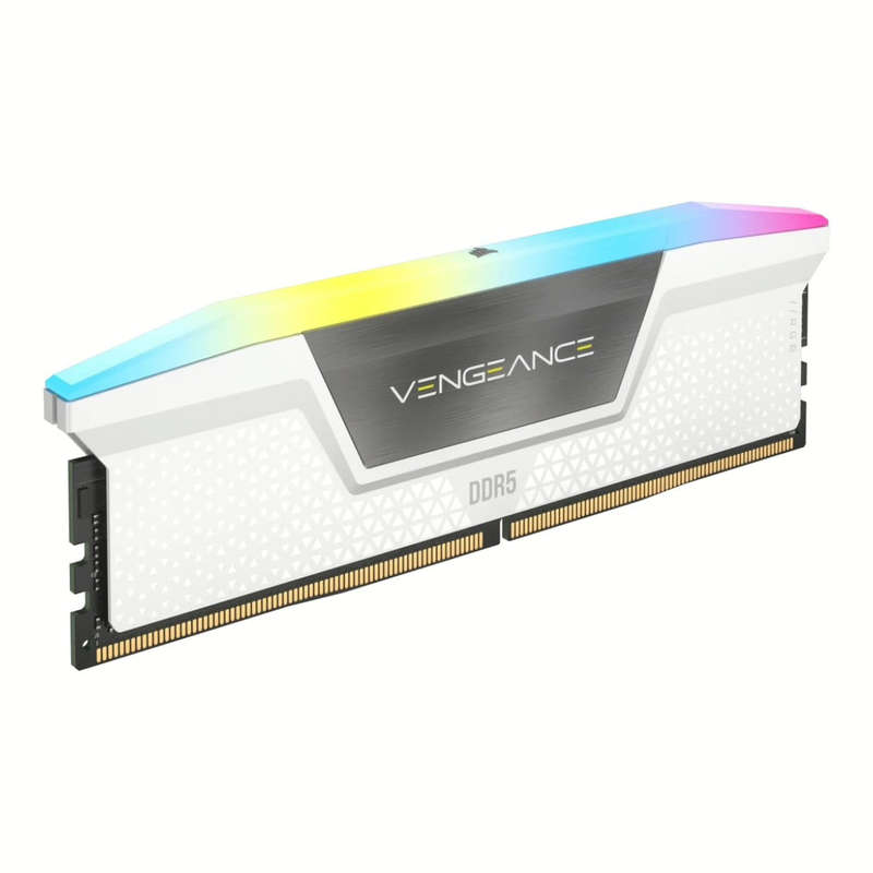 Corsair Vengeance RGB 32GB 6000MHz DDR5 U-DIMM Memory Module White