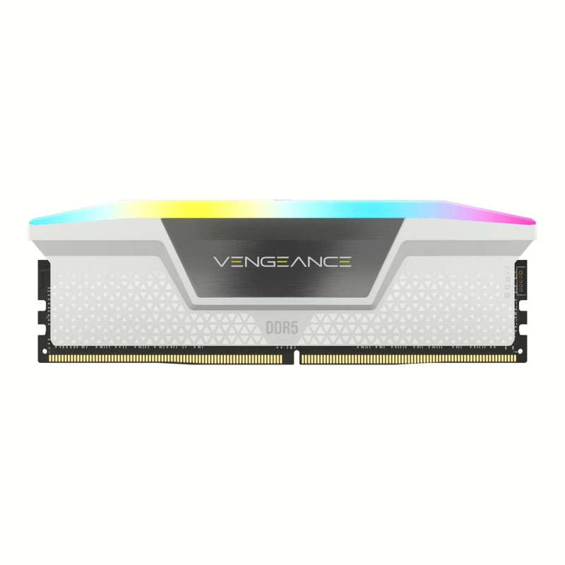 Corsair Vengeance RGB 32GB 6000MHz DDR5 U-DIMM Memory Module White