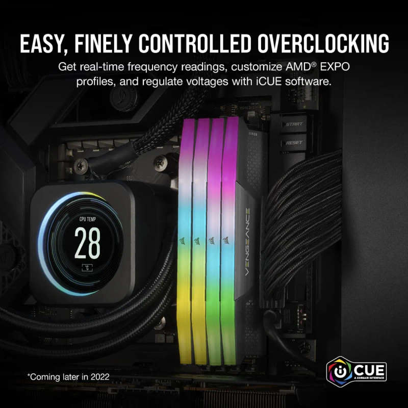 Corsair CMH64GX5M2B5200Z40K 64GB 2 x 32GB Memory Module DDR5 5200MHz