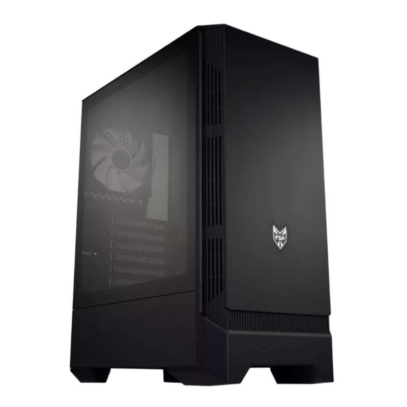 FSP CMT260 Mini-ITX ARGB Mid-Tower Micro-ATX Gaming PC Case Black