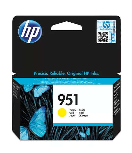 HP 951 Yellow Standard Yield Printer Ink Cartridge Original CN052AE Single-pack