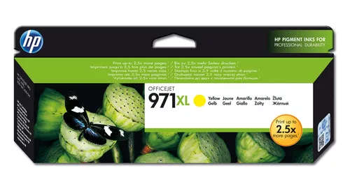 HP 971XL Yellow High Yield Printer Ink Cartridge Original CN628AE Single-pack