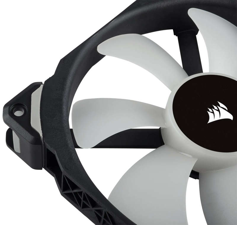 Corsair ML140 Pro RGB LED 140mm PWM Premium Magnetic Levitation Fan  Dual Fan Pack with Lighti...