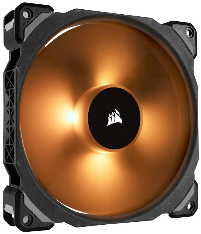 Corsair ML140 Pro RGB LED 140mm PWM Premium Magnetic Levitation Fan  Dual Fan Pack with Lighti...
