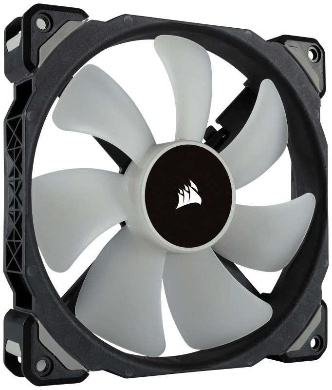 Corsair ML140 Pro RGB LED 140mm PWM Premium Magnetic Levitation Fan  Dual Fan Pack with Lighti...