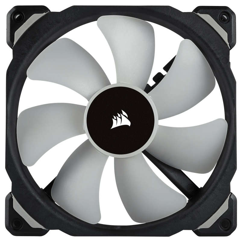 Corsair ML140 Pro RGB LED 140mm PWM Premium Magnetic Levitation Fan  Dual Fan Pack with Lighti...