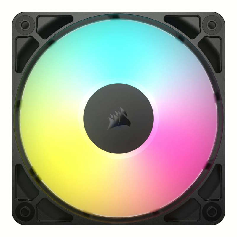 Corsair RS120 ARGB 120mm PWM Computer Case Fan Black 3-pack