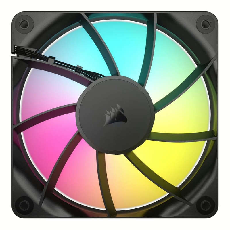 Corsair RS120 ARGB 120mm PWM Computer Case Fan Black 3-pack