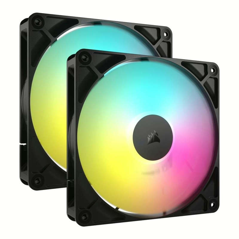 Corsair RS140 ARGB 140mm PWM 1700 RPM Case Fan - Dual-pack