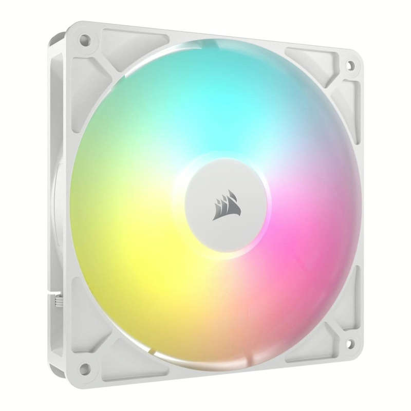 Corsair RS140 ARGB 140mm PWM 1700 RPM Case Fan - Single-pack White