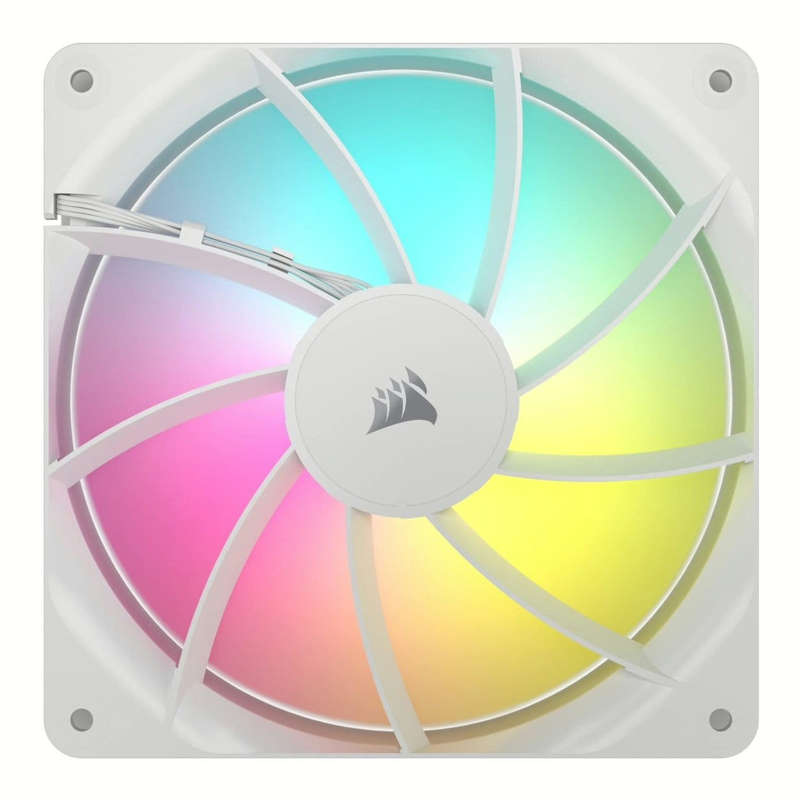 Corsair RS140 ARGB 140mm PWM 1700 RPM Case Fan - Single-pack White