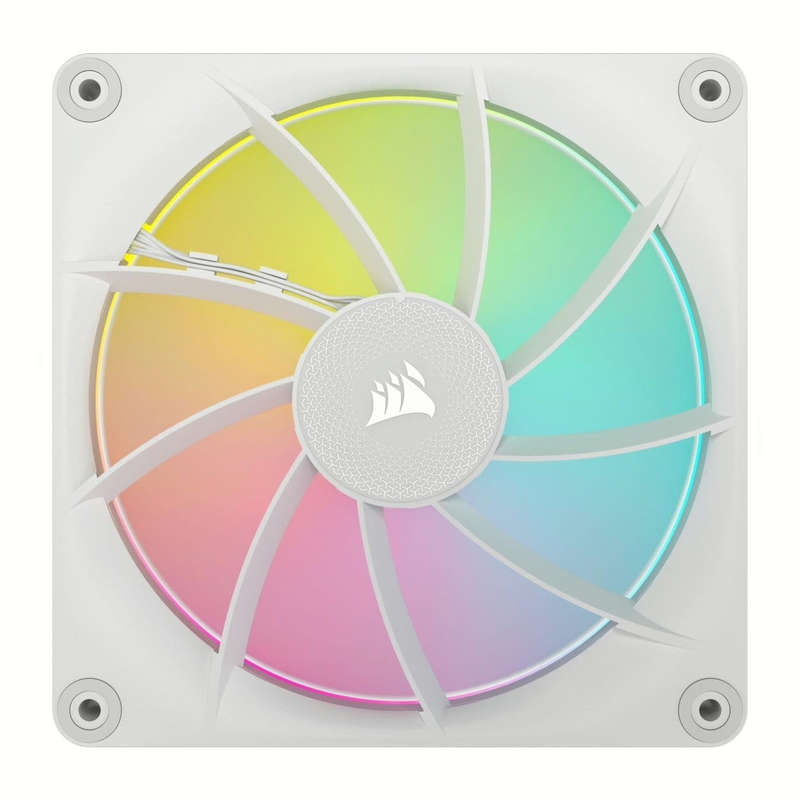 Corsair LX140 RGB iCUE Link 140mm PWM 2000 RPM Case Fan - Single-pack White