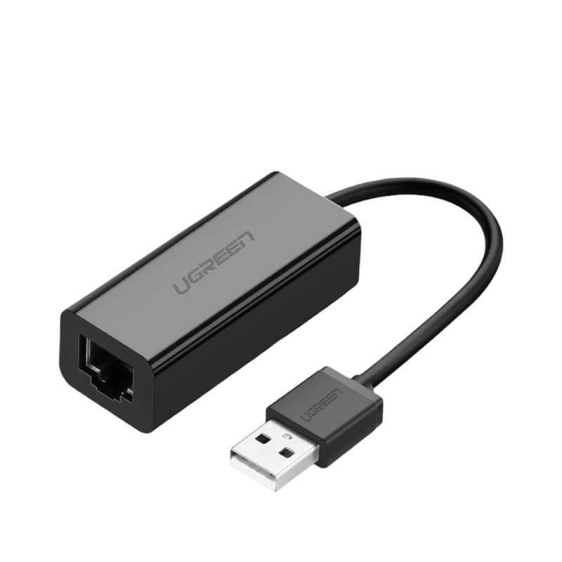 UGREEN CR110 Ethernet Adapter | USB 2.0 to RJ45 - Black