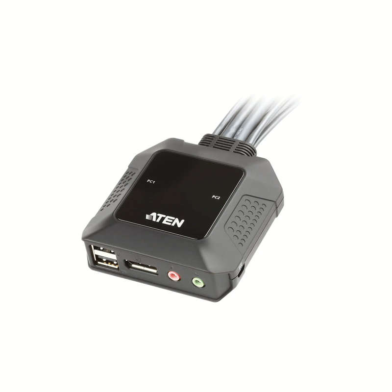ATEN CS22DP KVM Switch Black