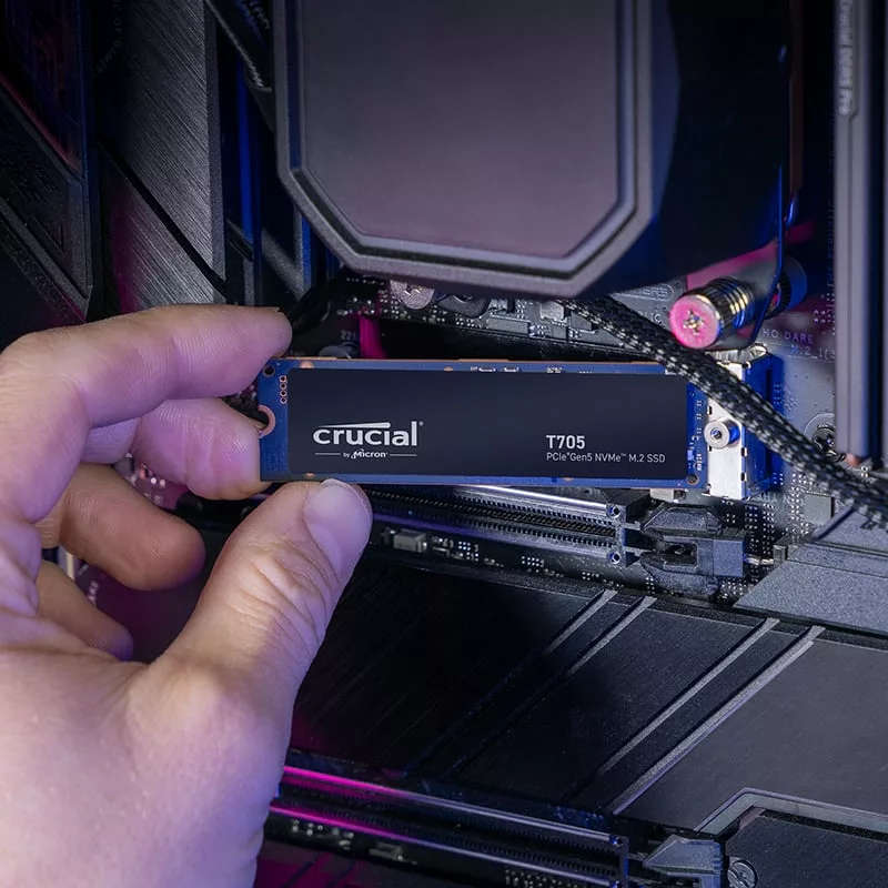 Crucial T705 2TB M.2 NVMe Gen5 NAND Internal SSD