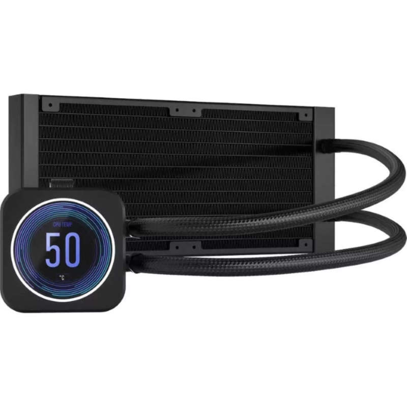 Corsair iCUE H100i ELITE LCD XT 240mm Liquid CPU Cooler Black