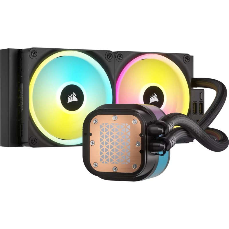 Corsair iCUE Link H100i RGB AIO 240mm Liquid CPU Cooler Black