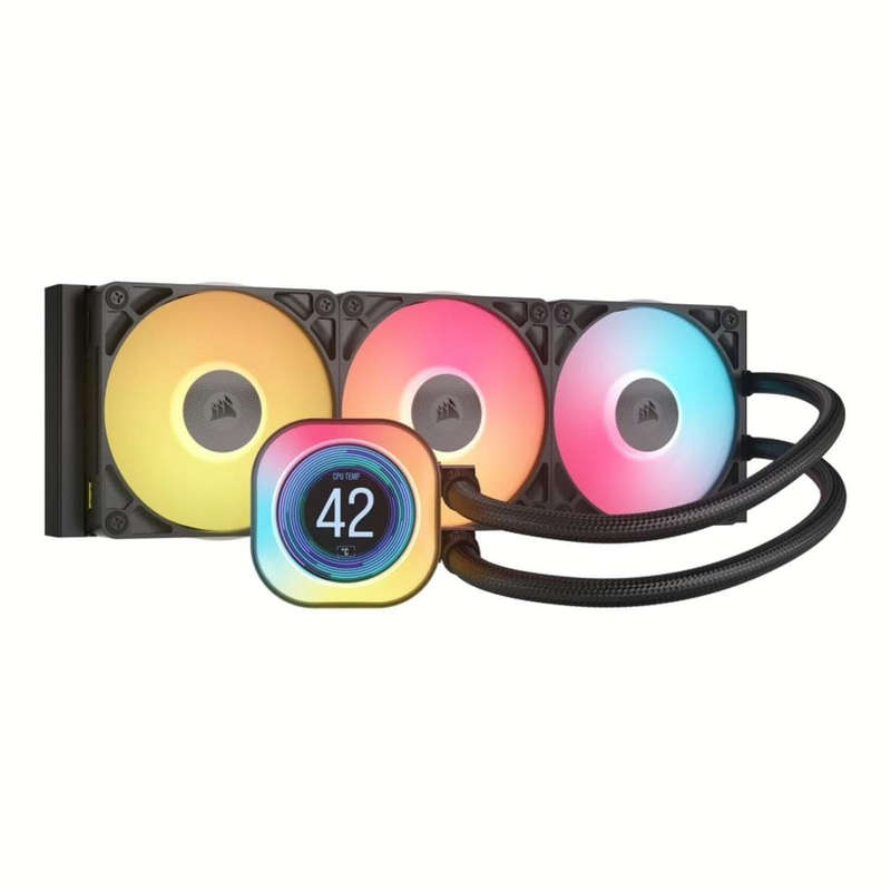 Corsair iCUE LINK TITAN 360 RX LCD 12cm Liquid CPU Cooler Black