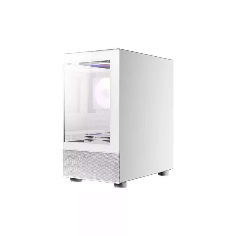 Antec CX200M Elite Micro-ATX | ITX ARGB Mini-Tower Gaming Chassis - White