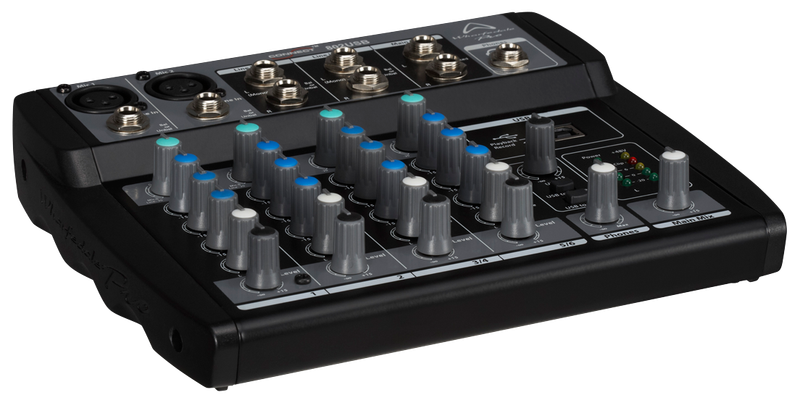 Wharfedale Connect 802 2xMono Mic/Line Ch. & 2xStereo Channel Mixer - USB