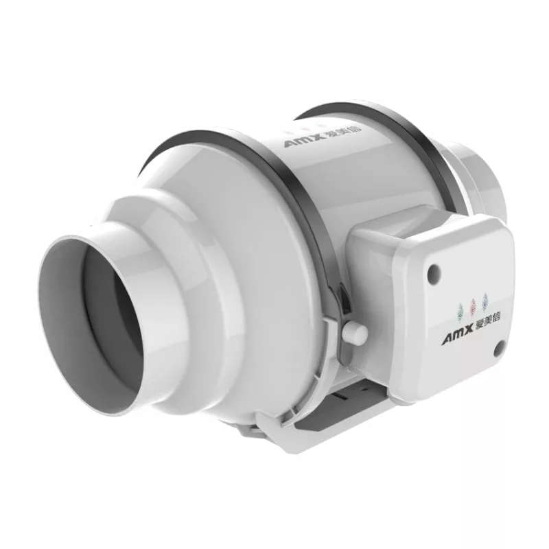 AMX D250 250mm Mixed Flow Industrial Inline Duct Fan