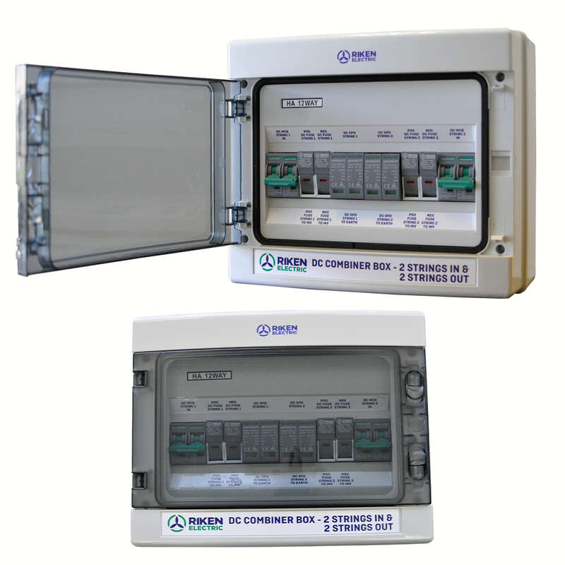 Riken PV Combiner 2 string 2 output 600V ( for Sunsynk)