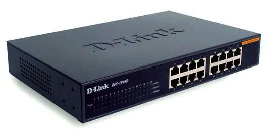 D-Link DES-1016D 16-Port Fast Ethernet Unmanaged Desktop Switch