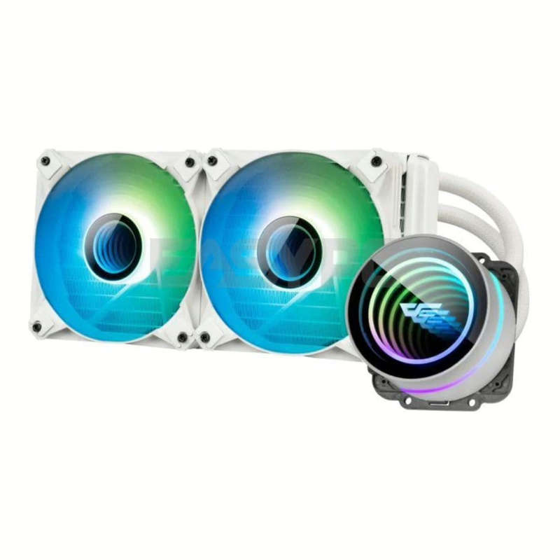 darkFlash DX240 V2.6 Liquid CPU Cooler White