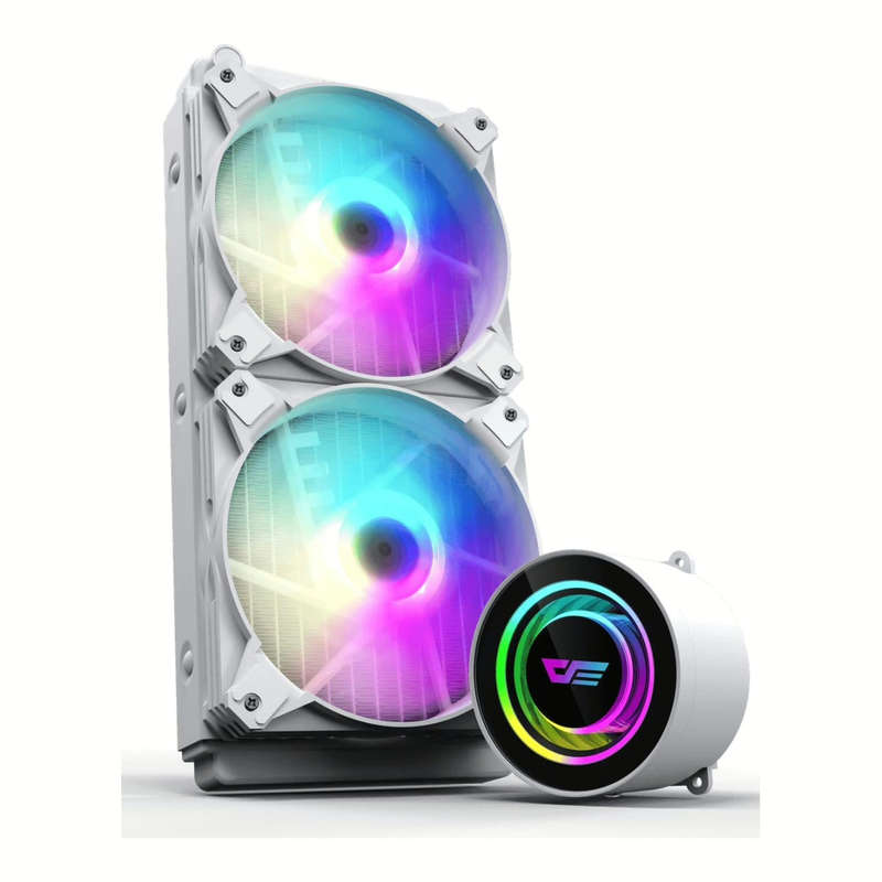 darkFlash DX240 V2.6 Liquid CPU Cooler White