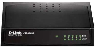 D-Link DGS-1005A Unmanaged Switch Black 5-port Gigabit