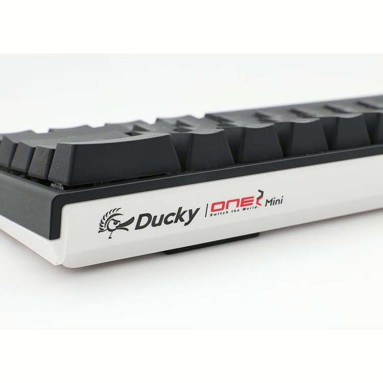 Ducky One 2 Pro Mini 60 Cherry MX Blue Clicky Mechanical Wired Gaming Keyboard - Black
