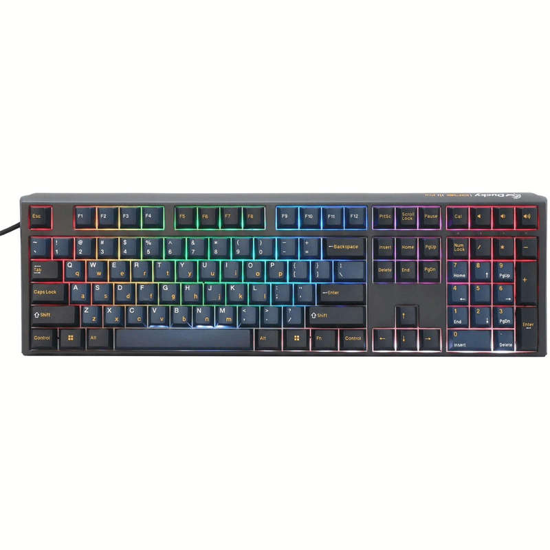 Ducky One 3 Pro Nazca Line Cherry MX2A Speed Silver Linear Mechanical Wired Gaming Keyboard - Black