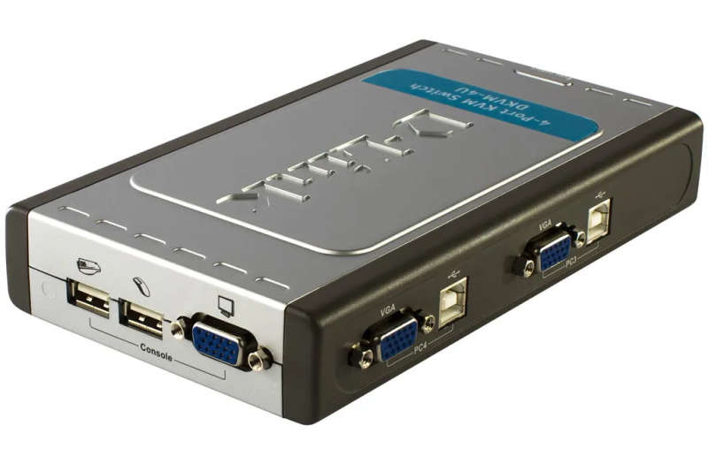 D-Link DKVM-4U 4-Port USB KVM Switch
