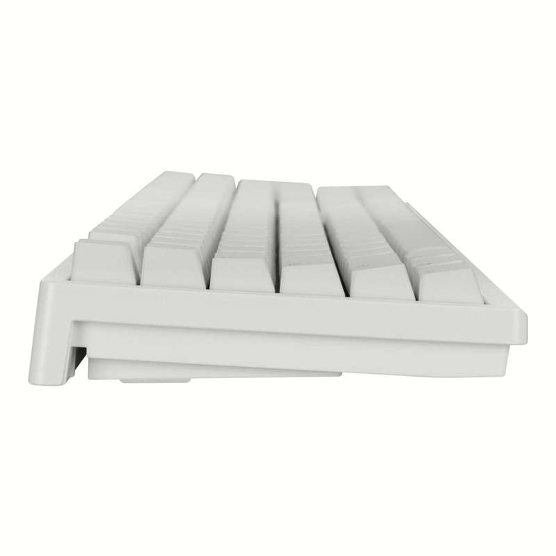 Ducky Zero 6108 Wireless RGB Gaming Keyboard White with Cherry MX2A Blue Clicky Switches