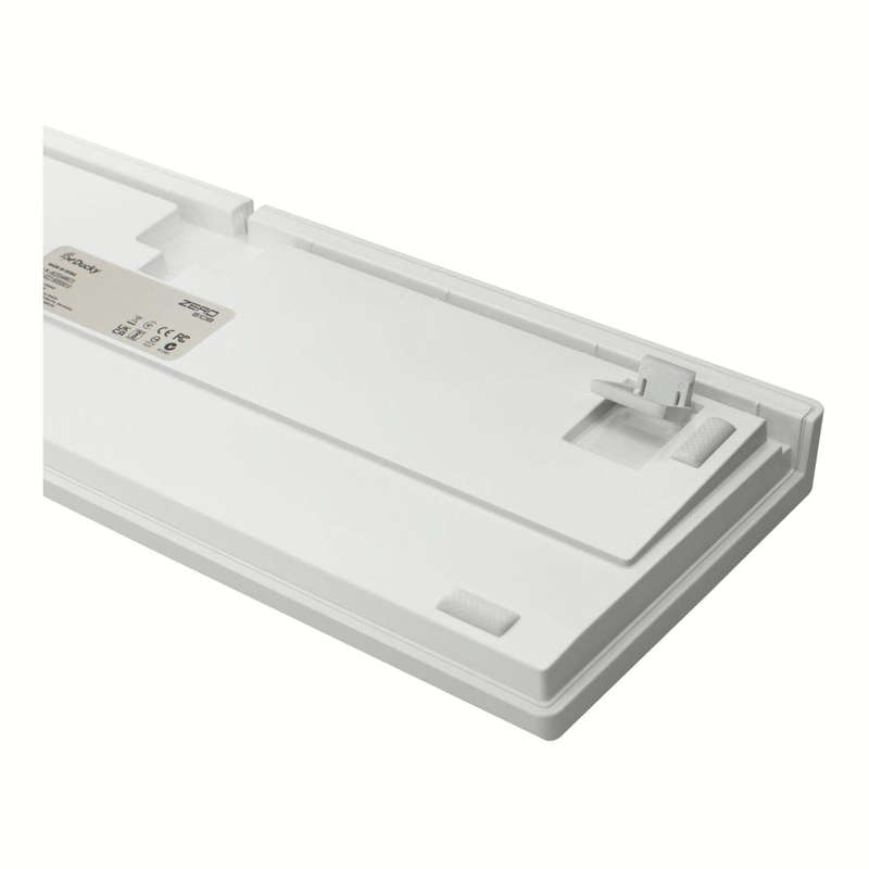 Ducky Zero 6108 Wireless RGB Gaming Keyboard White with Cherry MX2A Red Linear Switches