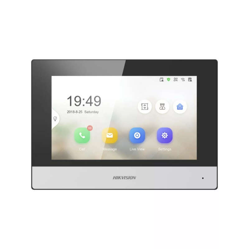 Hikvision KH6 Series 7-inch Colorful TFT Touchscreen IP-Based Indoor Station