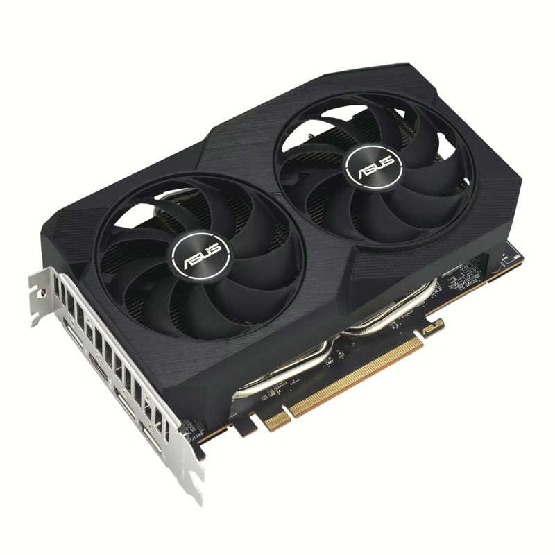 Asus Dual Radeon RX 7600 V2 8GB GDDR6 OC Edition Graphics Card