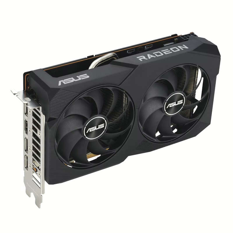 Asus Dual Radeon RX 7600 V2 8GB GDDR6 OC Edition Graphics Card