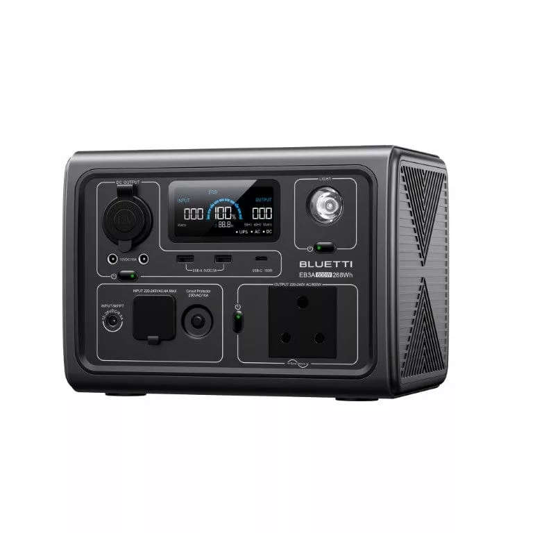 Bluetti EB3A Portable Power Station 600W 268Wh