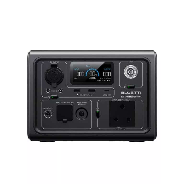 Bluetti EB3A Portable Power Station 600W 268Wh