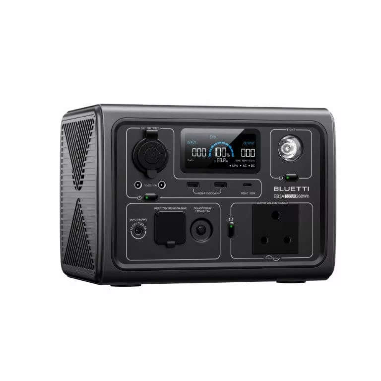 Bluetti EB3A Portable Power Station 600W 268Wh