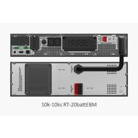 Mecer EBM-20-9 Battery Bank for WPRV 6K/10KVA Rackmountable 3U UPS