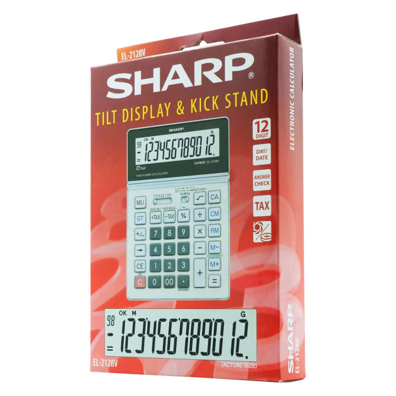 Sharp EL2128V Desk Calculator