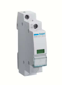 Hager Green LED indicator light 230V DIN
