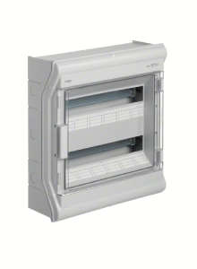 Hager 36-way DB IP55 Surface Mount - Supplied with Earth/Neutral terminals
